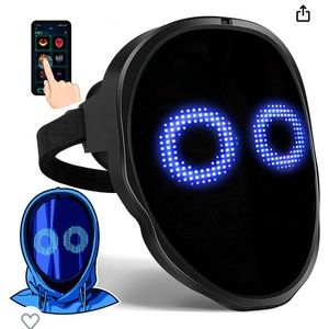 Digital USB rechargeable mask